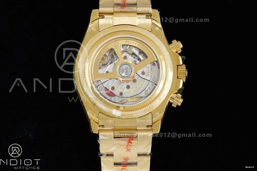 V9 on QF Edition 1:1 Best 126528LN QF4132 Le (Weighted) Mans Daytona YG Bracelet 0421